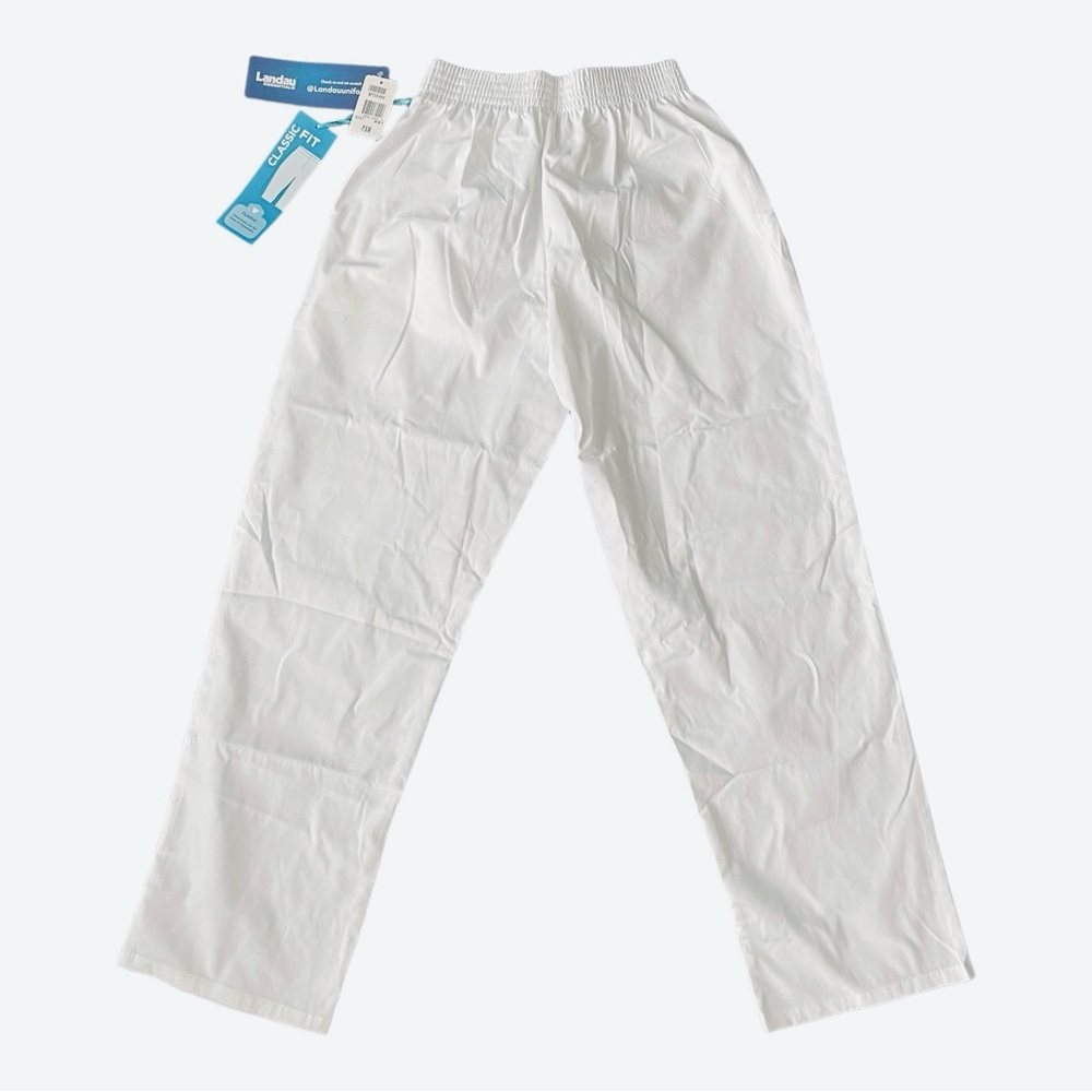 NWT Landau Essentials Relaxed Fit 2-Pocket Scrub Pants Women’s Petite Small - Picture 6 of 10
